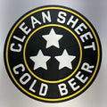 "Clean Sheet Cold Beer" (Four Pack)